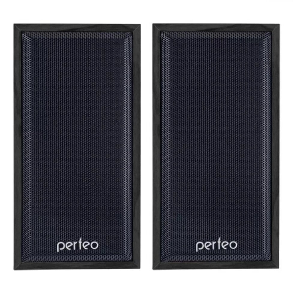 Колонки PERFEO 2.0 (PF-4327) CABINET черный от компании F-MART - фото 1