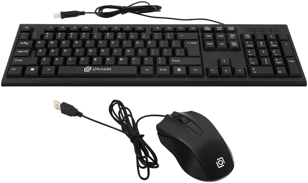 Kомплект клавиатура и мышь Oklick 620M от компании F-MART - фото 1