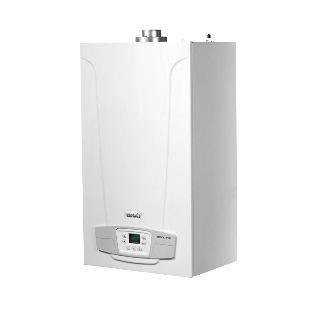 Котел газовый BAXI ECO Life 1.24F настен,24 кВт, одноконтурный, с закрыт. кам. сгор. (без дымохода) от компании F-MART - фото 1