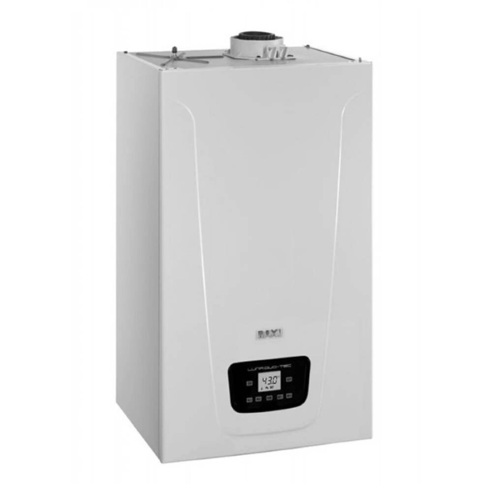 Котел газовый BAXI LUNA DUO-TEC E 1.12 конденсационный, настенный, 1 конт., закр. кам. сгор. от компании F-MART - фото 1