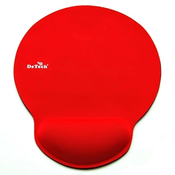 Коврик под мышку DeTech DE4 С гелевой подушкой Красный от компании F-MART - фото 1