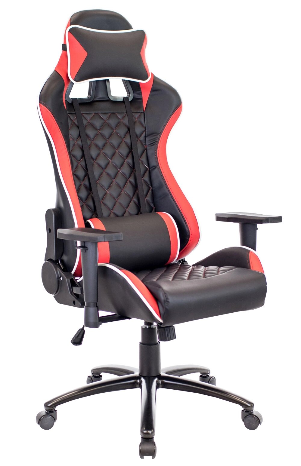 Кресло EVERPROF Lotus S11 Экокожа Черный/Красный от компании F-MART - фото 1