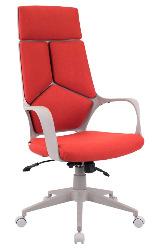 Кресло EVERPROF Trio Grey TM Ткань Красный от компании F-MART - фото 1