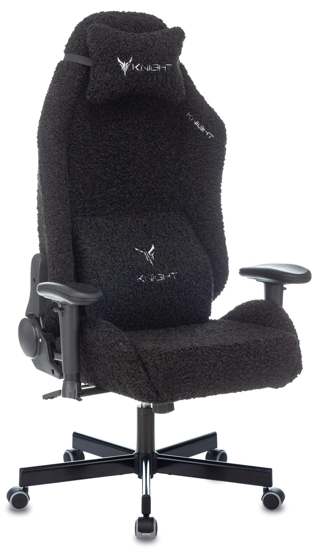 Кресло игровое Бюрократ KNIGHT T1 черный от компании F-MART - фото 1