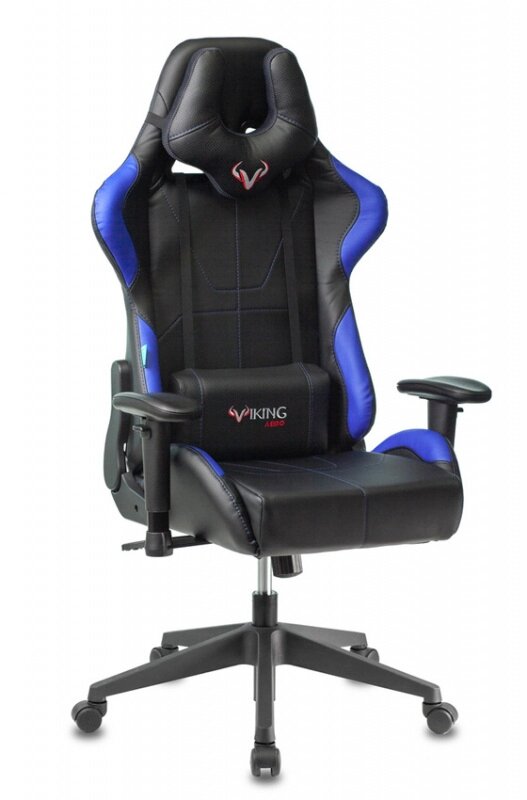 Кресло игровое Бюрократ VIKING 5 AERO BLUE от компании F-MART - фото 1