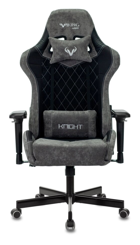 Кресло игровое Бюрократ VIKING 7 KNIGHT Fabric BLACK от компании F-MART - фото 1