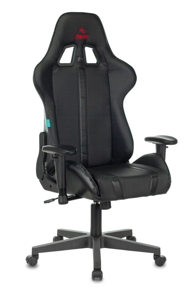 Кресло игровое Бюрократ VIKING ZOMBIE A4 BLACK от компании F-MART - фото 1