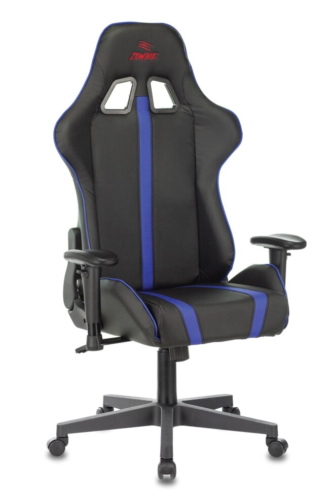 Кресло игровое Бюрократ VIKING ZOMBIE A4 BLUE от компании F-MART - фото 1