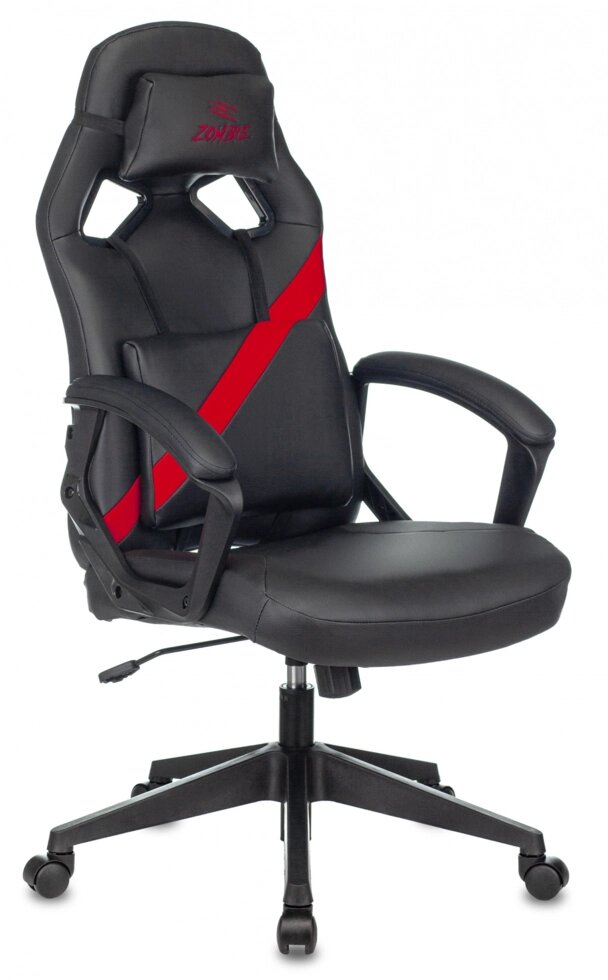 Кресло игровое Бюрократ Zombie DRIVER RED от компании F-MART - фото 1