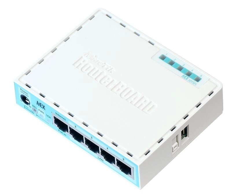 Маршрутизатор (Wi-Fi роутер) MikroTik hEX (RB750GR3) от компании F-MART - фото 1