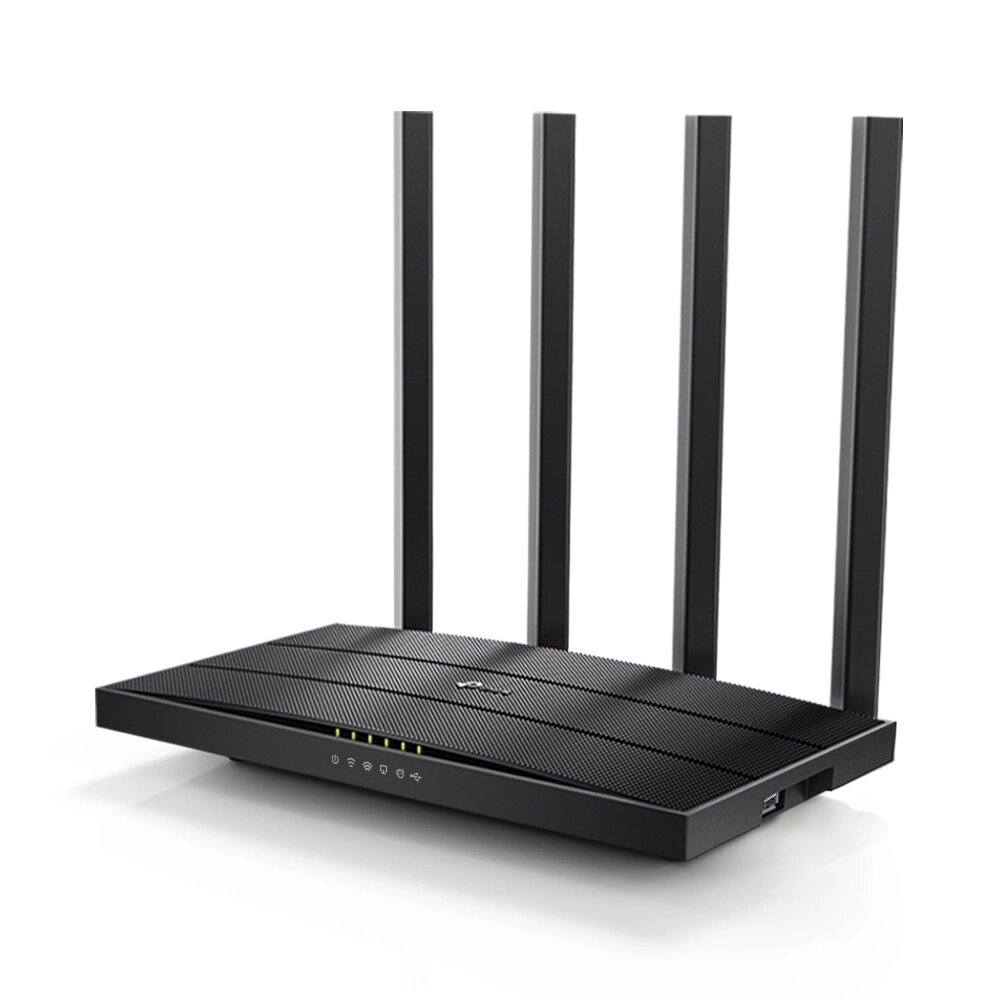 Маршрутизатор (Wi-Fi роутер) TP-Link Archer C6U, AC1200, 1167Мбит, 5/2.4ГГц, 1xUSB, 4 антенны от компании F-MART - фото 1