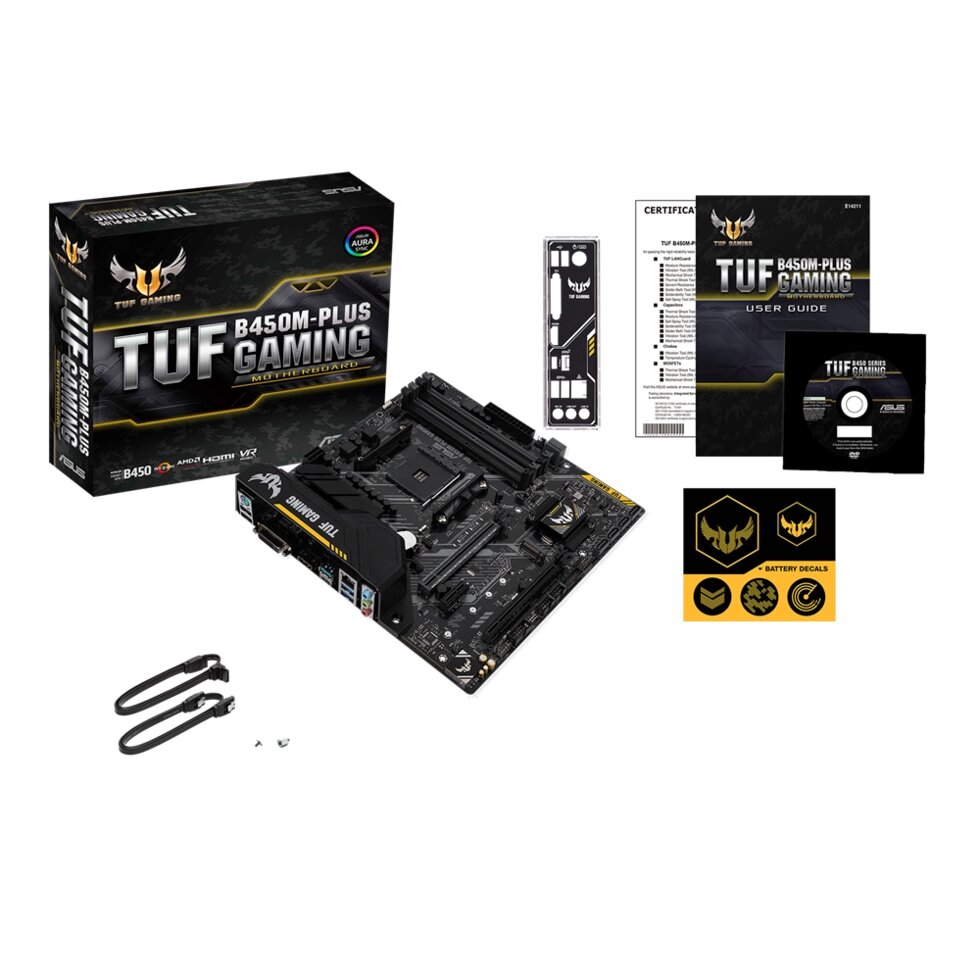 Материнская плата Asus TUF B450M-PLUS GAMING*** от компании F-MART - фото 1