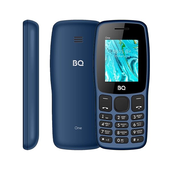 Мобильный телефон BQ 1852 One Dark Blue от компании F-MART - фото 1