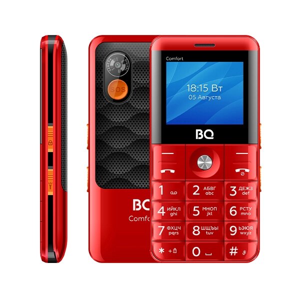 Мобильный телефон BQ 2006 Comfort Red-Black от компании F-MART - фото 1