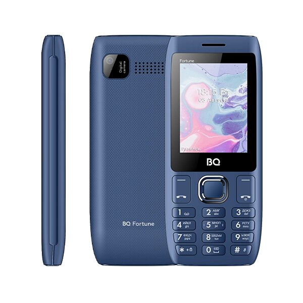 Мобильный телефон BQ 2450 Fortune Blue от компании F-MART - фото 1
