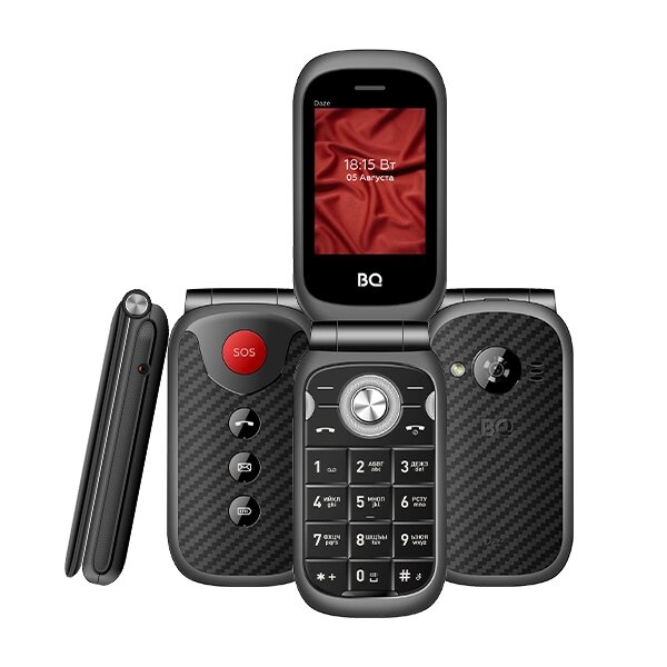 Мобильный телефон BQ 2451 Daze Black от компании F-MART - фото 1
