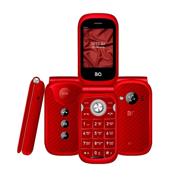 Мобильный телефон BQ 2451 Daze Red от компании F-MART - фото 1