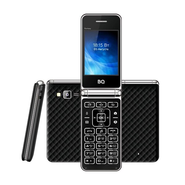 Мобильный телефон BQ 2840 Fantasy Black от компании F-MART - фото 1