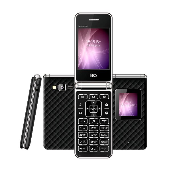 Мобильный телефон BQ 2841 Fantasy Duo Black от компании F-MART - фото 1