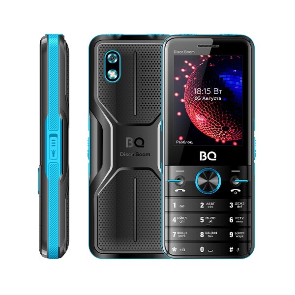 Мобильный телефон BQ 2842 Disco Boom Black-Blue от компании F-MART - фото 1
