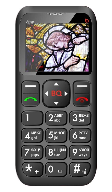 Мобильный телефон BQ BQ-1802 Arlon Черный/Красный от компании F-MART - фото 1