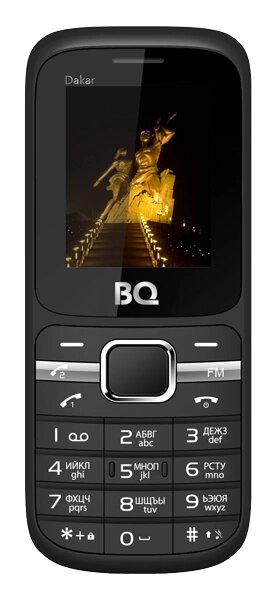 Мобильный телефон BQ BQ-1803 Dakar Черный от компании F-MART - фото 1