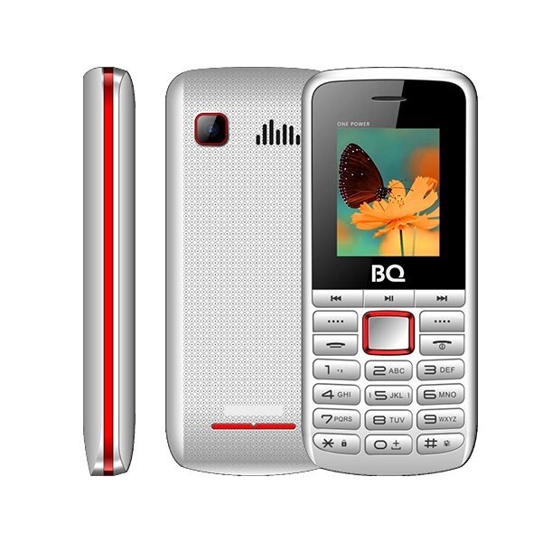 Мобильный телефон BQ BQ-1846 One Power White/Red от компании F-MART - фото 1