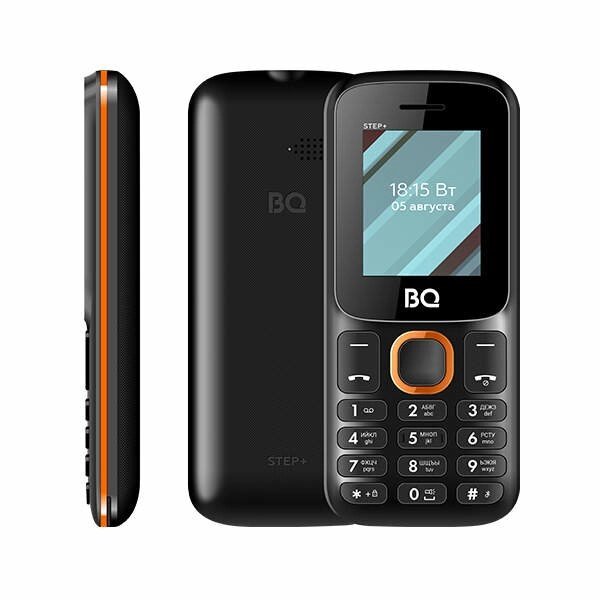 Мобильный телефон BQ BQ-1848 Step+ Black/Orange от компании F-MART - фото 3