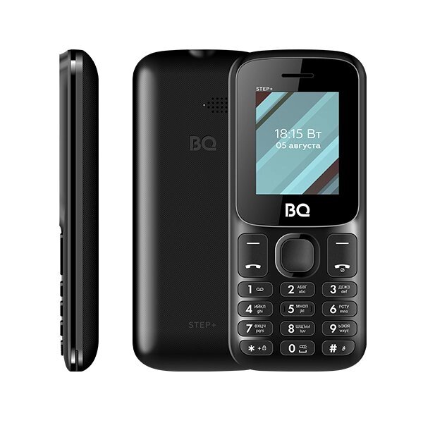 Мобильный телефон BQ BQ-1848 Step+ Black от компании F-MART - фото 1