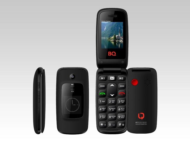 Мобильный телефон BQ BQ-2000 Baden-Baden (Black) от компании F-MART - фото 1