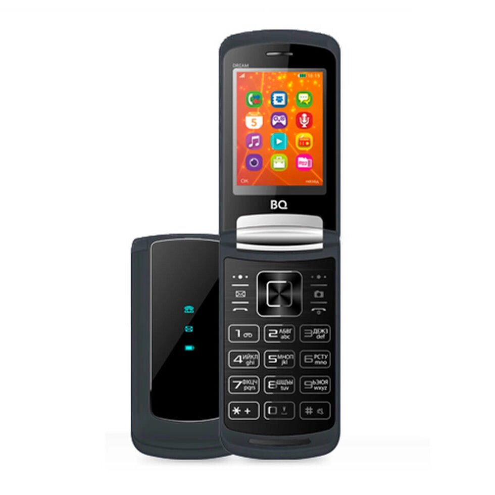 Мобильный телефон BQ BQ-2405 Dream (dark/grey) от компании F-MART - фото 1