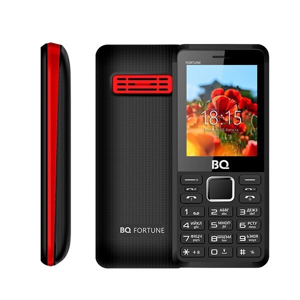 Мобильный телефон BQ BQ-2436 Fortune P Black/Red от компании F-MART - фото 2