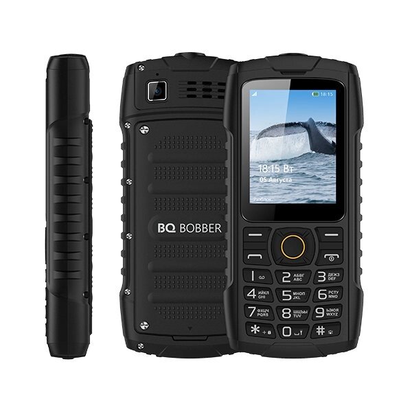 Мобильный телефон BQ BQ-2439 Bobber Black от компании F-MART - фото 1