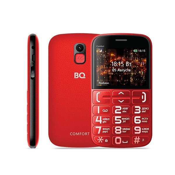 Мобильный телефон BQ BQ-2441 Comfort Red/Black от компании F-MART - фото 2