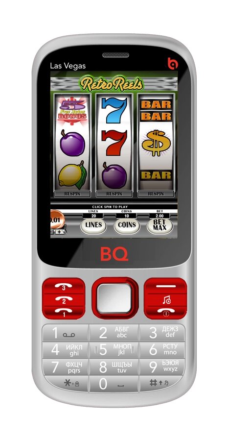 Мобильный телефон BQ BQ-2601 Las Vegas Белый от компании F-MART - фото 1