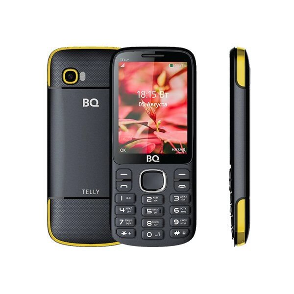 Мобильный телефон BQ BQ-2808 TELLY Black/Yellow от компании F-MART - фото 1