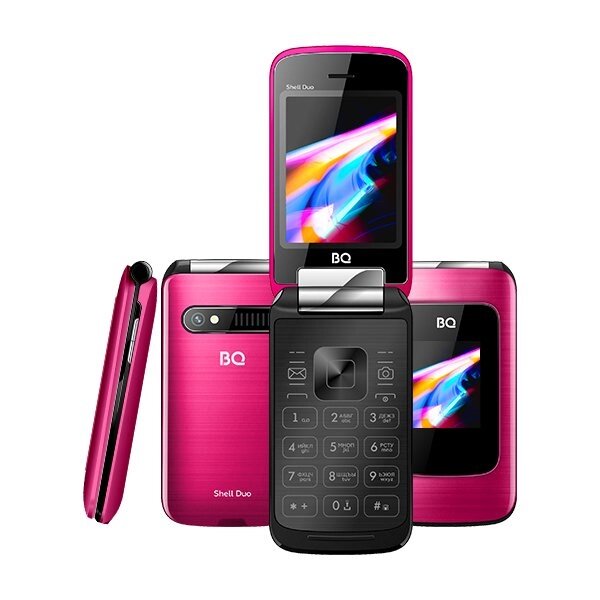 Мобильный телефон BQ BQ-2814 Shell Duo Mirror Pink от компании F-MART - фото 1