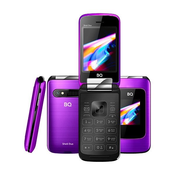 Мобильный телефон BQ BQ-2814 Shell Duo Mirror Purple от компании F-MART - фото 1