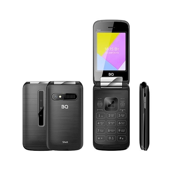 Мобильный телефон BQ BQ-2816 Shell Black от компании F-MART - фото 1