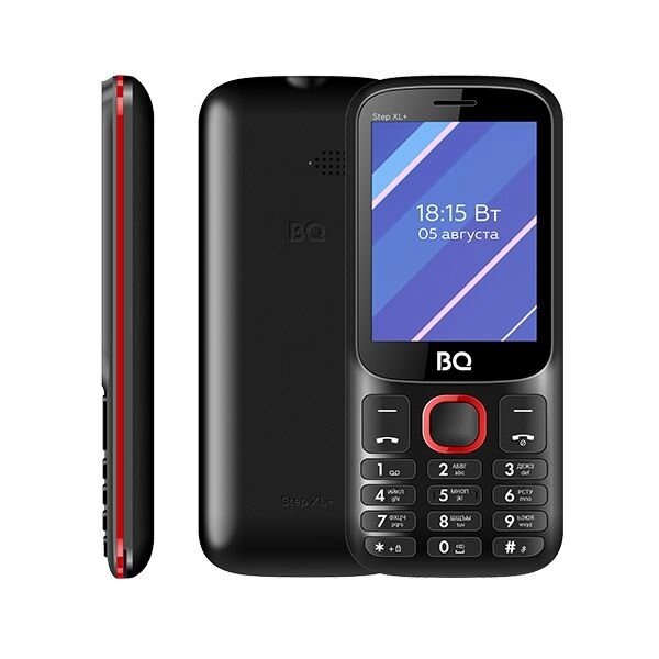 Мобильный телефон BQ BQ-2820 Step XL+ Black/Red от компании F-MART - фото 1