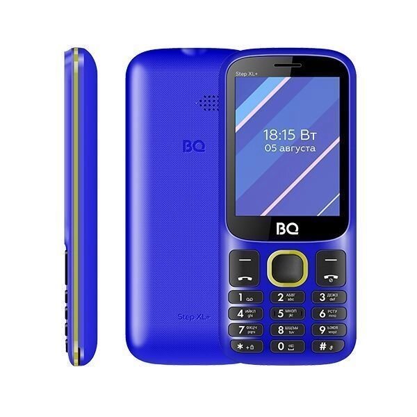 Мобильный телефон BQ BQ-2820 Step XL+ Blue/Yellow от компании F-MART - фото 1