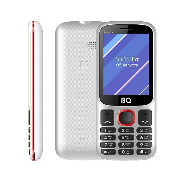 Мобильный телефон BQ BQ-2820 Step XL+ White/Red от компании F-MART - фото 1