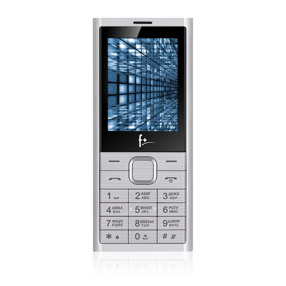 Мобильный телефон F+ B280 Silver от компании F-MART - фото 1