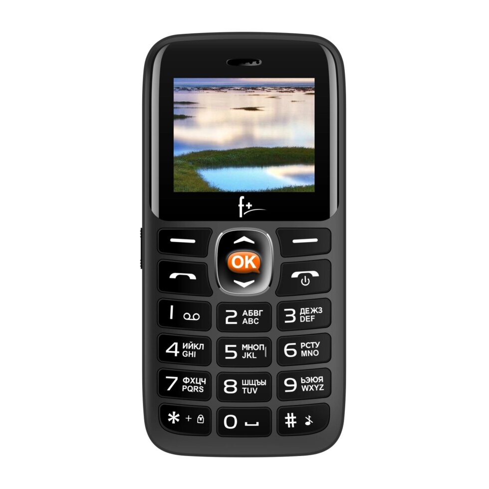 Мобильный телефон F+ Ezzy 4 Black от компании F-MART - фото 1