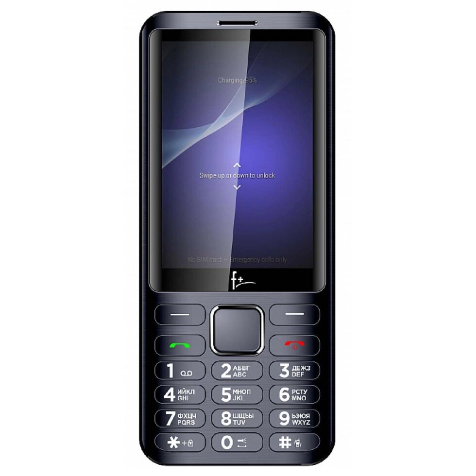 Мобильный телефон F+ S350 Dark Grey от компании F-MART - фото 1