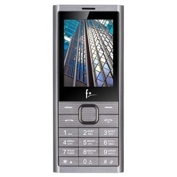 Мобильный телефон Fly F+ B241 Dark Grey от компании F-MART - фото 1