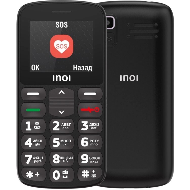 Мобильный телефон INOI 107B Black от компании F-MART - фото 1