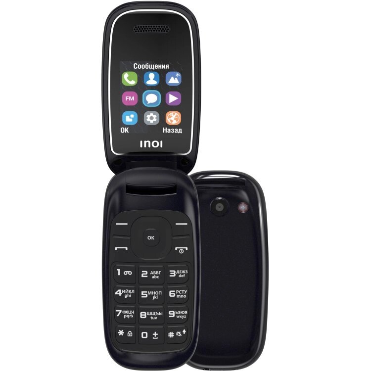 Мобильный телефон INOI 108R Black от компании F-MART - фото 1