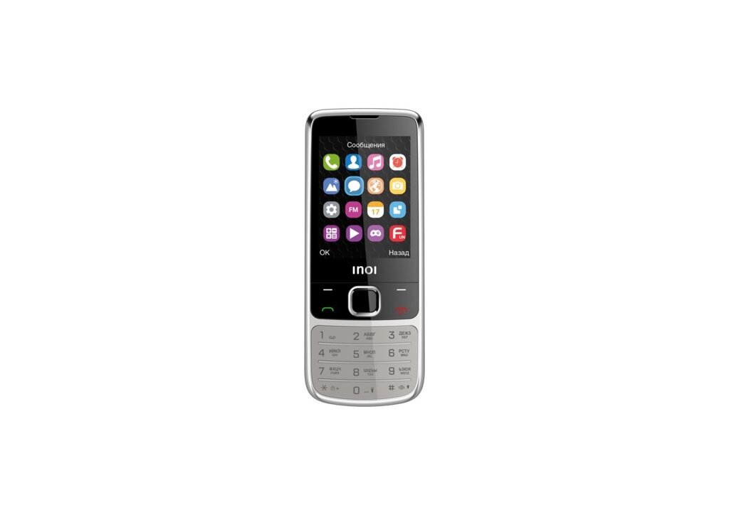 Мобильный телефон INOI 243 Silver от компании F-MART - фото 1