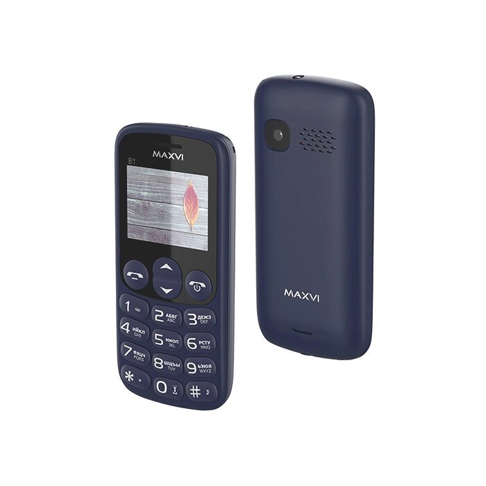 Мобильный телефон MAXVI B1 (blue) от компании F-MART - фото 2